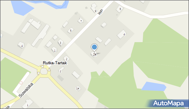 Rutka-Tartak, Wojska Polskiego, 2A, mapa Rutka-Tartak