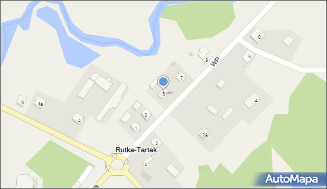 Rutka-Tartak, Wojska Polskiego, 5, mapa Rutka-Tartak