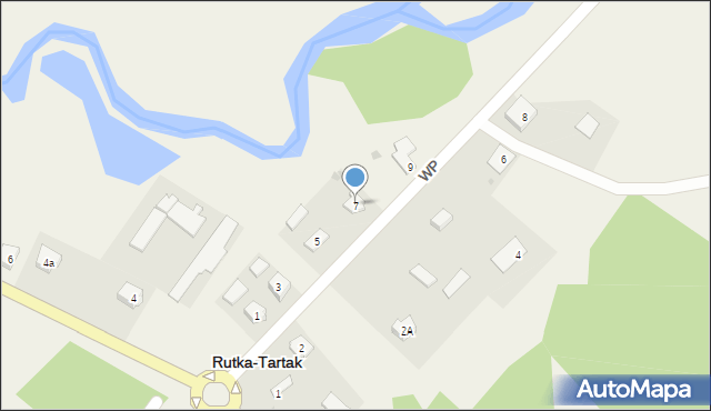 Rutka-Tartak, Wojska Polskiego, 7, mapa Rutka-Tartak