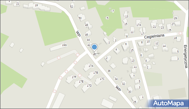 Sandomierz, Wojska Polskiego, 40, mapa Sandomierza