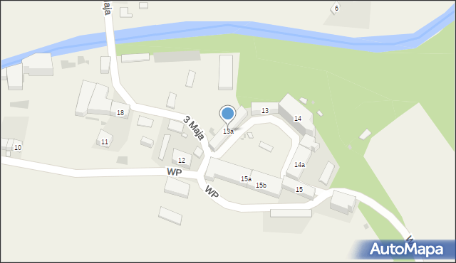 Ścinawka Średnia, Wojska Polskiego, 13a, mapa Ścinawka Średnia
