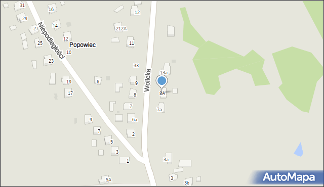 Sędziszów Małopolski, Wolicka, 20, mapa Sędziszów Małopolski