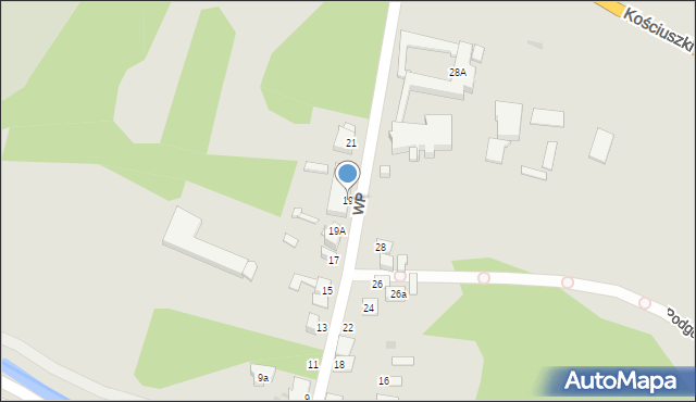 Sierpc, Wojska Polskiego, 19, mapa Sierpc