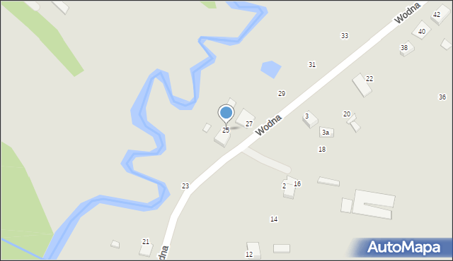 Siewierz, Wodna, 25, mapa Siewierz