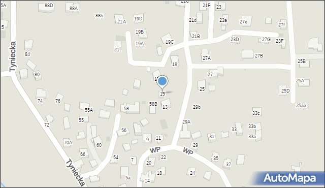 Skawina, Wojska Polskiego, 15, mapa Skawina