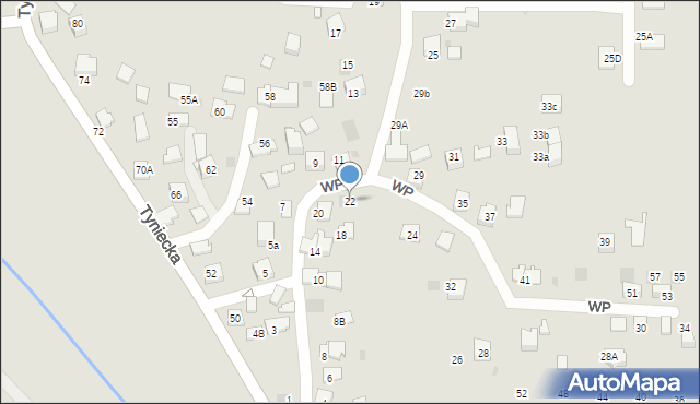 Skawina, Wojska Polskiego, 22, mapa Skawina