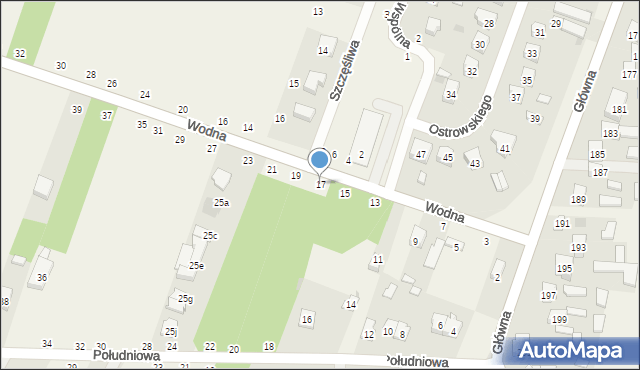 Smardzewice, Wodna, 17, mapa Smardzewice