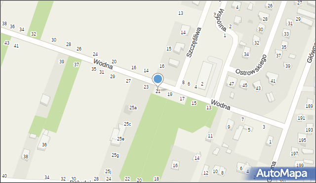 Smardzewice, Wodna, 21, mapa Smardzewice