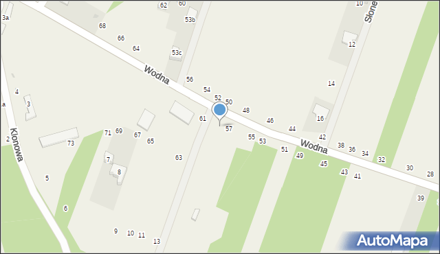 Smardzewice, Wodna, 59, mapa Smardzewice