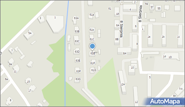 Sokołów Podlaski, Wolności, 61E, mapa Sokołów Podlaski