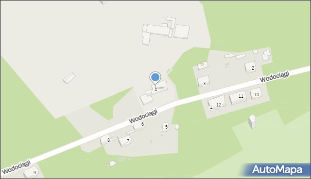 Sosnowiec, Wodociągi, 4, mapa Sosnowca