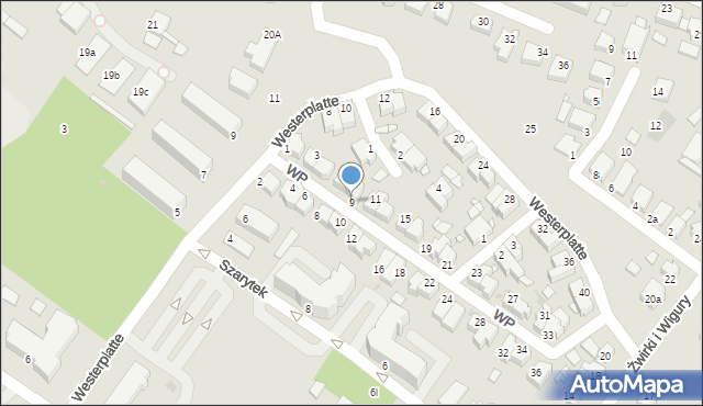 Środa Wielkopolska, Wojska Polskiego, 9, mapa Środa Wielkopolska