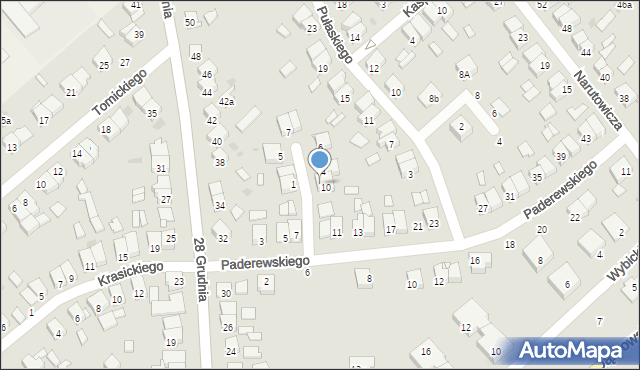 Stęszew, Wojciechowskiego Stanisława, 2, mapa Stęszew