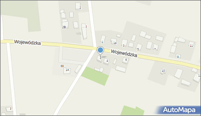 Strawczynek, Wojewódzka, 2, mapa Strawczynek