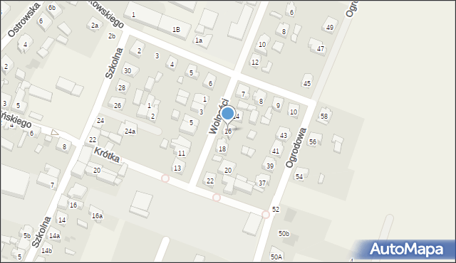 Strzałkowo, Wolności, 16, mapa Strzałkowo