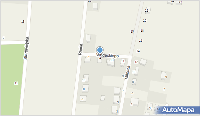 Strzebielino, Wodeckiego Zbigniewa, 4, mapa Strzebielino