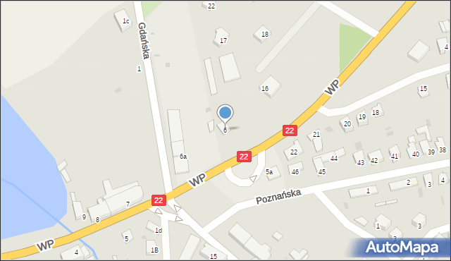 Strzelce Krajeńskie, Wojska Polskiego, 6, mapa Strzelce Krajeńskie