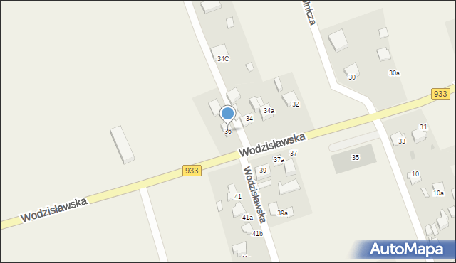 Studzionka, Wodzisławska, 36, mapa Studzionka