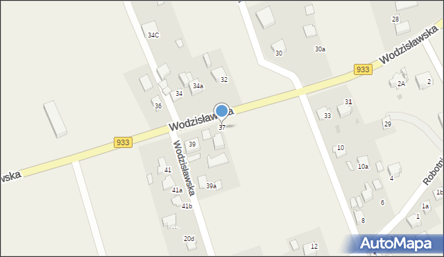 Studzionka, Wodzisławska, 37, mapa Studzionka
