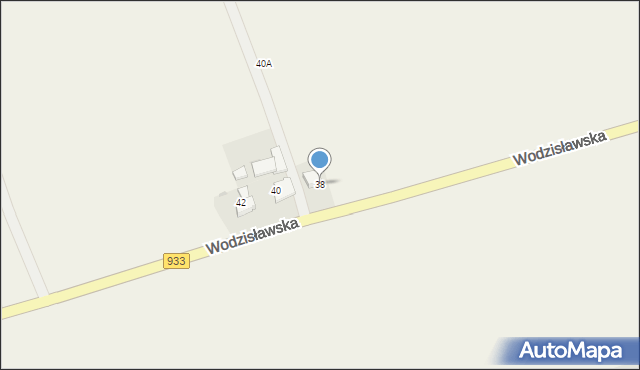 Studzionka, Wodzisławska, 38, mapa Studzionka