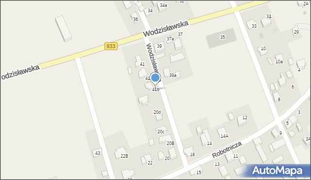 Studzionka, Wodzisławska, 41b, mapa Studzionka