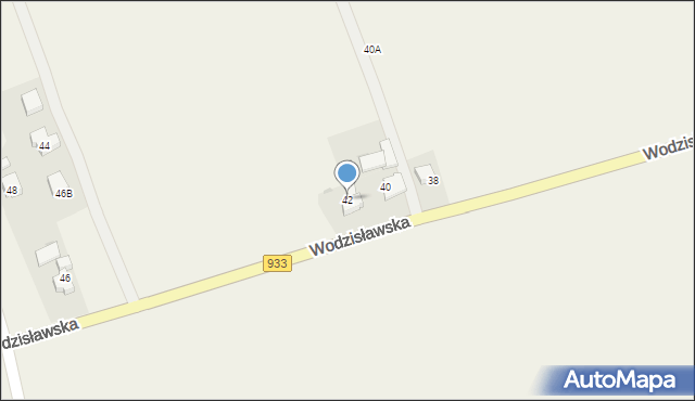 Studzionka, Wodzisławska, 42, mapa Studzionka