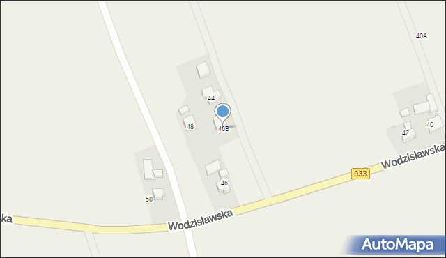 Studzionka, Wodzisławska, 46B, mapa Studzionka