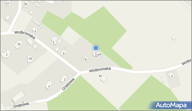 Suchacz, Wolbromska, 11, mapa Suchacz