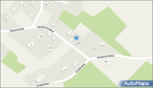 Suchacz, Wolbromska, 5, mapa Suchacz