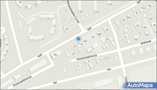 Świecie, Wojska Polskiego, 44, mapa Świecie