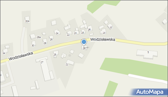 Świerklany, Wodzisławska, 19, mapa Świerklany