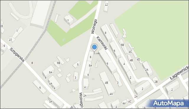 Świętochłowice, Wolnego Konstantego, 8/15, mapa Świętochłowice