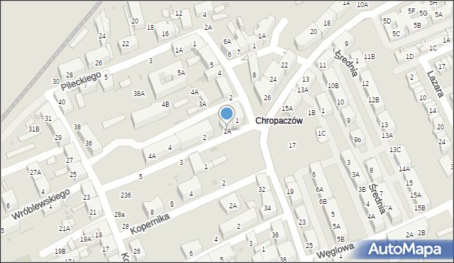 Świętochłowice, Wolności, 1A, mapa Świętochłowice