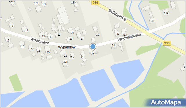 Syrynia, Wodzisławska, 26, mapa Syrynia