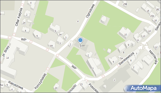 Szczawno-Zdrój, Wojska Polskiego, 3, mapa Szczawno-Zdrój