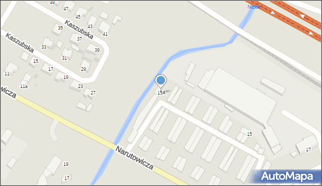 Szczecinek, Wodociągowa, 15A, mapa Szczecinek