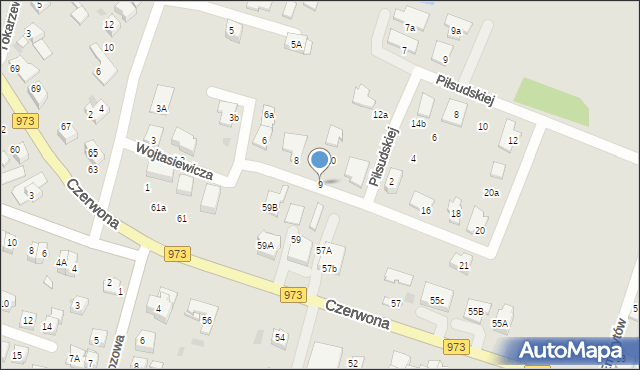 Tarnów, Wojtasiewicza Wawrzyńca, 9, mapa Tarnów