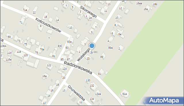 Tarnowskie Góry, Wolskiego Michała, 2c, mapa Tarnowskie Góry