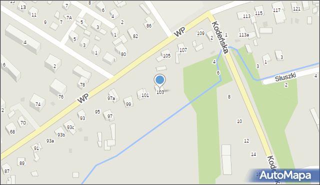 Terespol, Wojska Polskiego, 103, mapa Terespol