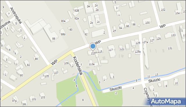 Terespol, Wojska Polskiego, 113, mapa Terespol