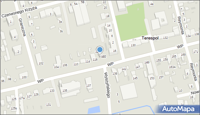 Terespol, Wojska Polskiego, 118, mapa Terespol