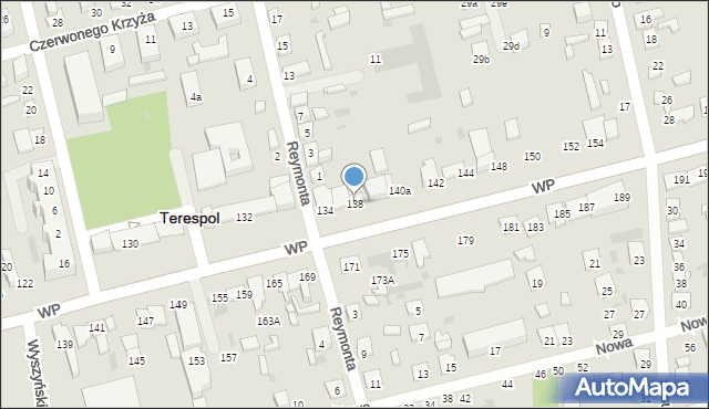 Terespol, Wojska Polskiego, 138, mapa Terespol