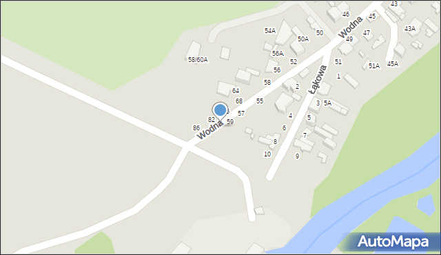 Tomaszów Mazowiecki, Wodna, 61, mapa Tomaszów Mazowiecki