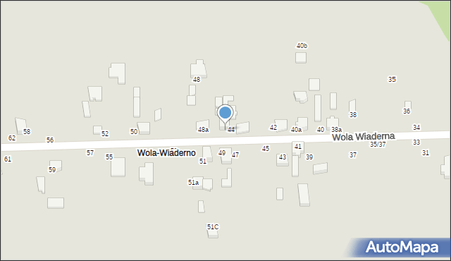 Tomaszów Mazowiecki, Wola Wiaderna, 46, mapa Tomaszów Mazowiecki