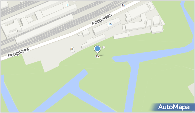 Toruń, Woyczyńskiego Stanisława, gen., 8a, mapa Torunia