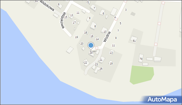 Tuchom, Wodna, 24, mapa Tuchom