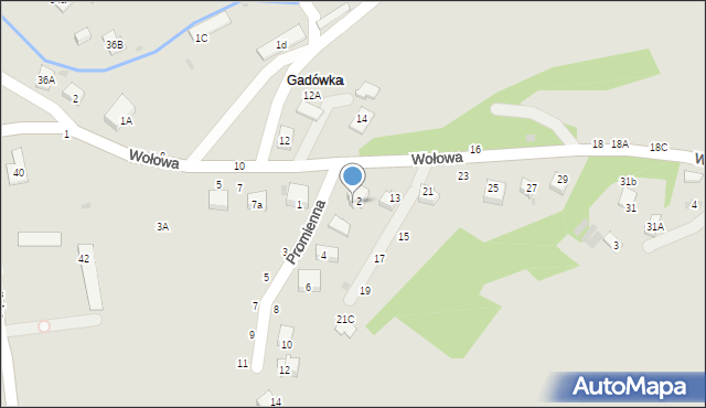 Tuchów, Wołowa, 11, mapa Tuchów