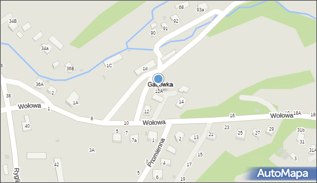 Tuchów, Wołowa, 12A, mapa Tuchów