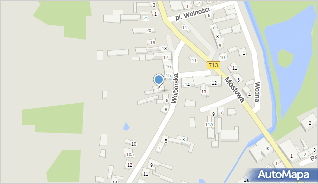 Ujazd, Wolborska, 4, mapa Ujazd