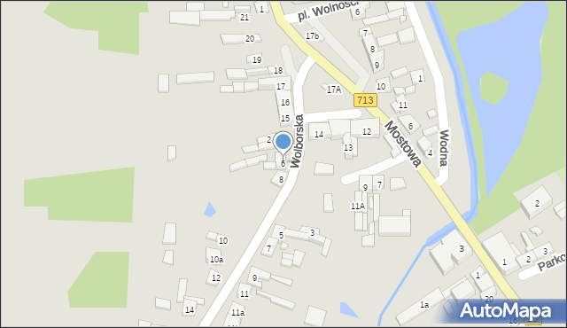 Ujazd, Wolborska, 6, mapa Ujazd